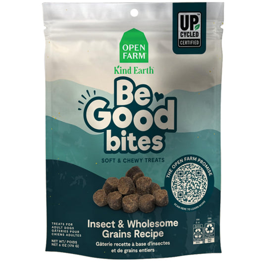 Open Farm Dehydrated Dog Treats Gently Cooked Recipe with Natural Simple Ingredients and No Artificial Flavors or Preservatives (1 Pack Training Treats Insect)