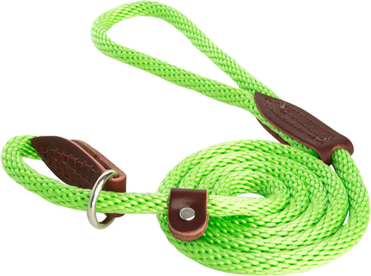 OmniPet British Rope Slip Lead for Dogs 4 Lime Green